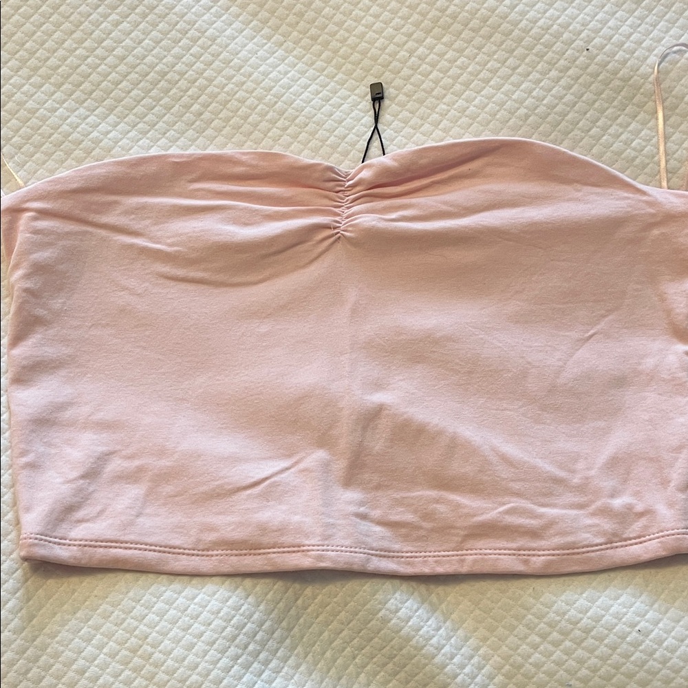 Garage Pink Crop Top